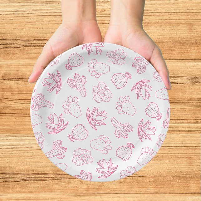 Last Rodeo Pink Bachelorette Party Paper Plate (Creator Uploaded)