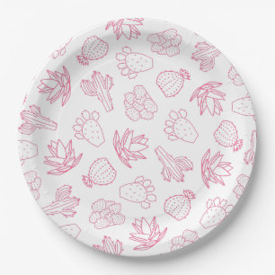 Last Rodeo Pink Bachelorette Party Paper Plate