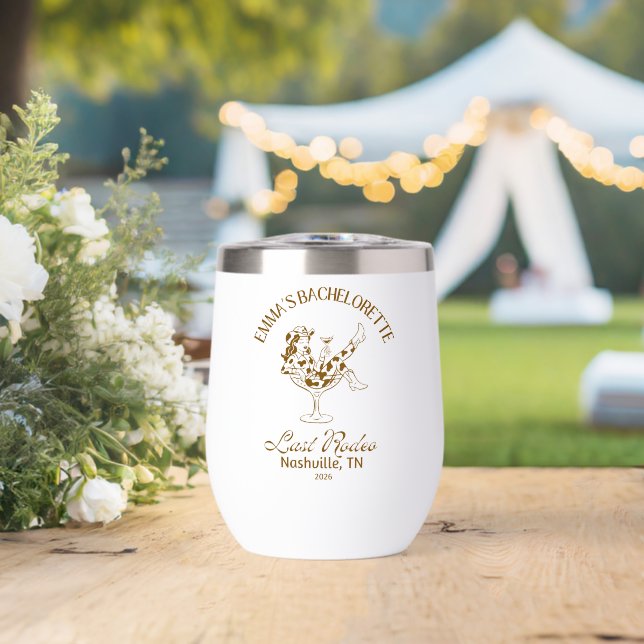 Last Rodeo Wine Tumbler  (Wedding (Rotated))