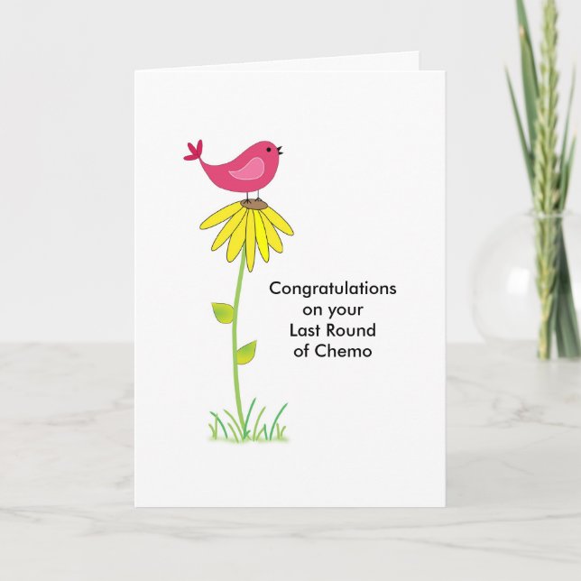 Last Round of Chemo Card (Front)