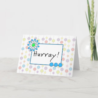 Last Round of Chemotherapy Greeting Card - Hurray