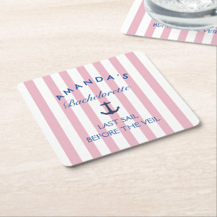 Last Sail Before The Veil Bachelorette Coaster