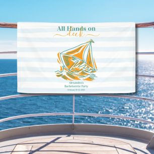 Last Sail Before the Veil Bachelorette Party  Banner