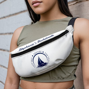 Last Sail Before the Veil Bachelorette Party Bum Bags