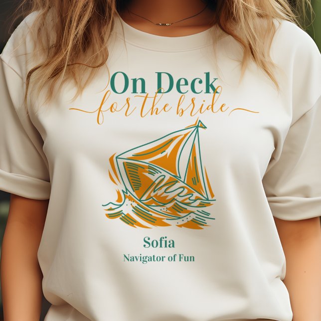 Last Sail Before the Veil Bachelorette Party  T-Shirt (Creator Uploaded)