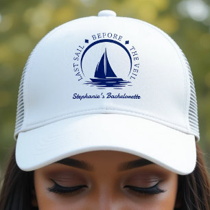 Last Sail Before the Veil Bachelorette Party Trucker Hat
