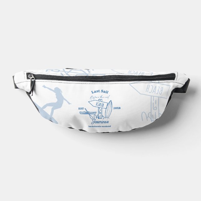 Last sail Before The veil Bachelorette weekend Bum Bags (Lay Down)