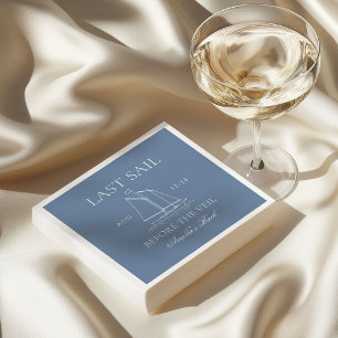 Last Sail Before The Veil Bachelorette Weekend Napkin