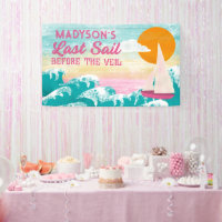 Last Sail Before the Veil Sailboat Bachelorette