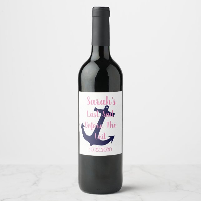 Last Sail Before The Veil Wine Lable Wine Label (Front)