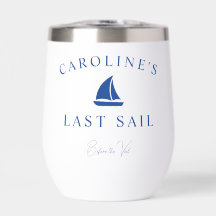 Last Sail Before the Veil Wine Tumbler