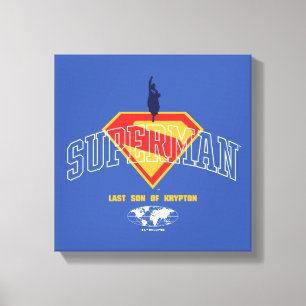 Last Son of Krypton Emblem Canvas Print