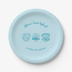 Last Splash Bachelorette Party Decor Paper Plates
