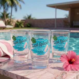 Last Splash Bachelorette Weekend Pool Party Shot Glass