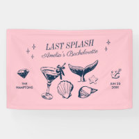 Last Splash Mermaid Pink Beach Bachelorette Party