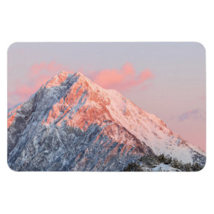 Last sun light on mountain Storžič, Slovenia Magnet