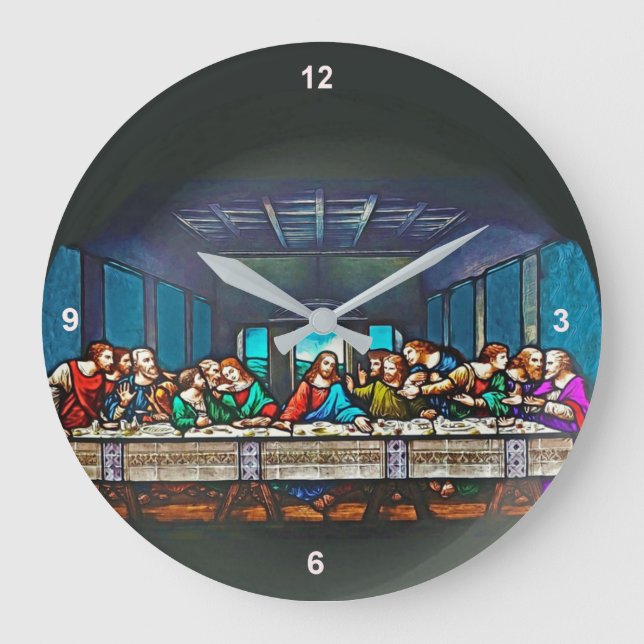 Last Supper Acrylic Wall Clock (Front)