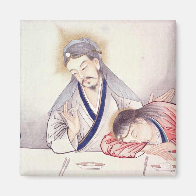 Last Supper, Christ and St John Magnet (Front)