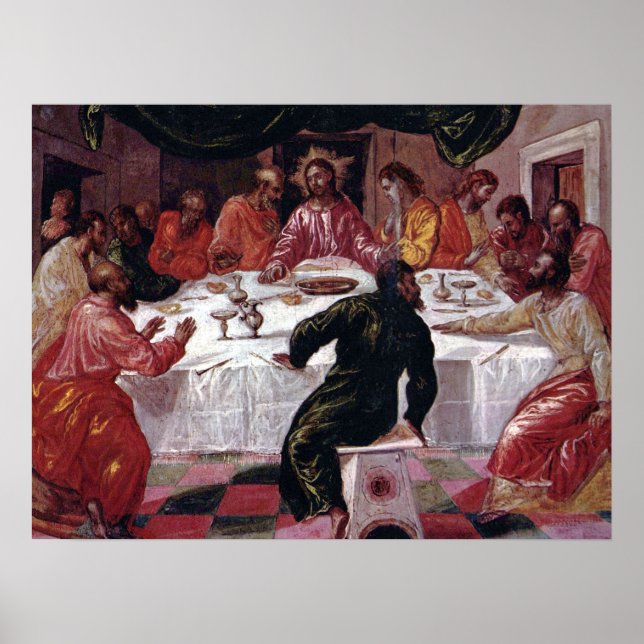 Last Supper - El Greco - c1595 Poster (Front)