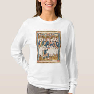 Last Supper, from 'Psautier a l'Usage de Paris T-Shirt