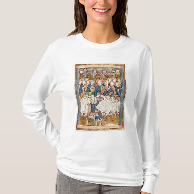 Last Supper, from 'Psautier a l'Usage de Paris T-Shirt (Front)