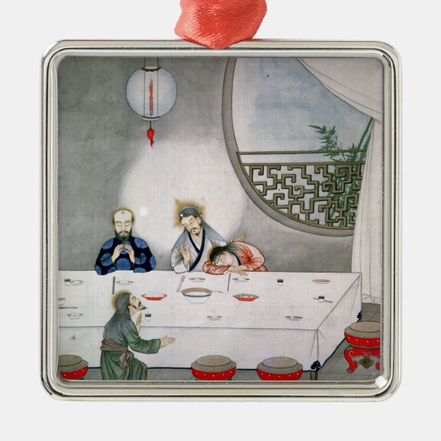 Last Supper Metal Tree Decoration (Front)