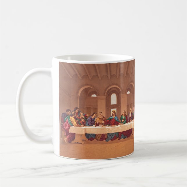 Last Supper of Jesus Christ Coffee Mug (Left)