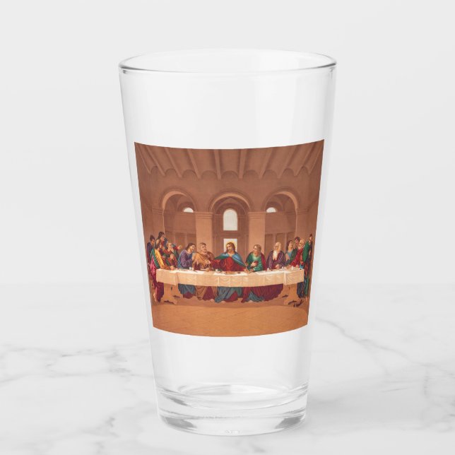 Last Supper of Jesus Christ Glass (Front)