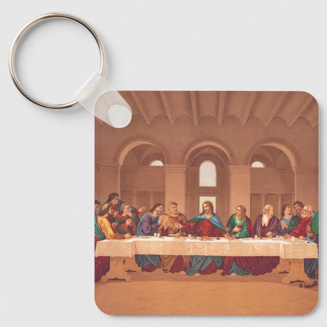 Last Supper of Jesus Christ Key Ring (Front)
