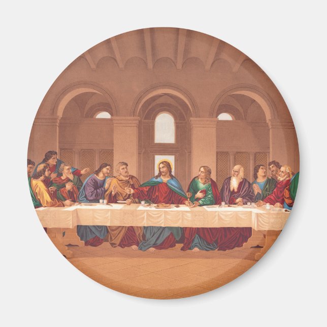 Last Supper of Jesus Christ Magnet (Front)