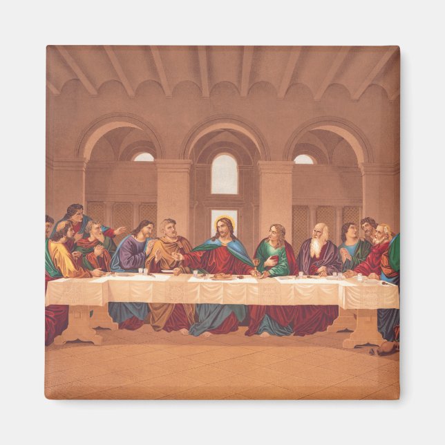 Last Supper of Jesus Christ Magnet (Front)