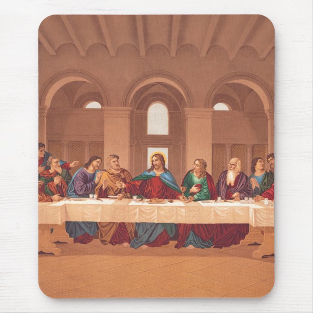 Last Supper of Jesus Christ Mouse Pad (Front)