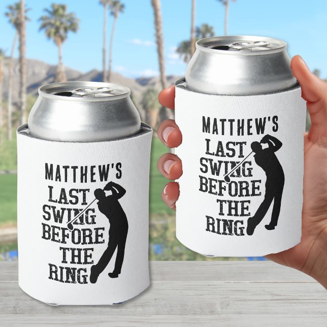 Last Swing Bachelor Party Can Cooler (Last Swing Bachelor Party Can Cooler)