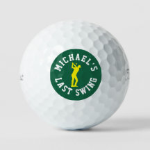 Last Swing Bachelor Party Custom Golf Balls