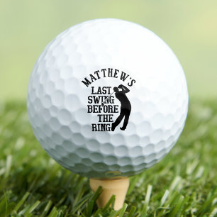 Last Swing Bachelor Party Golf Balls