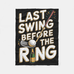 Last Swing Before The Ring 1  Fleece Blanket