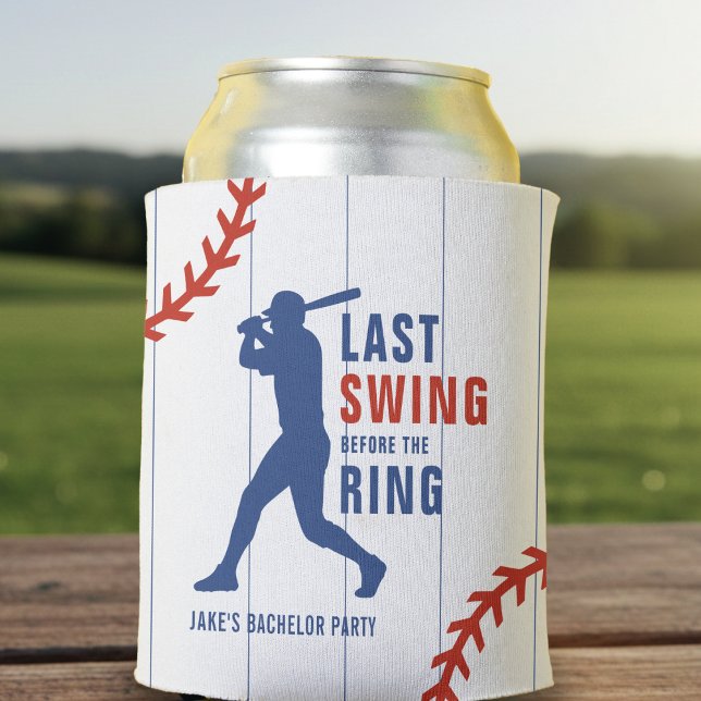 Last Swing Before the Ring Baseball Bachelor Party Can Cooler (Last Swing Before the Ring Baseball Bachelor Party Can Cooler
)