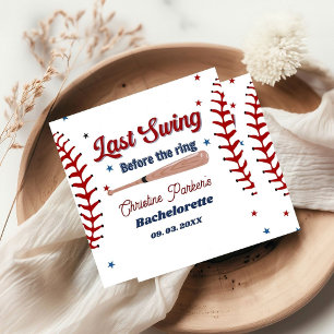 Last Swing before the ring Baseball  Bachelorette Napkin