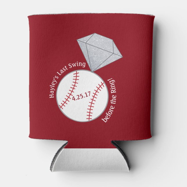 Last Swing Before the Ring Drink Holder Can Cooler (Front)