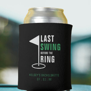 Last Swing Before the Ring Golf Bachelorette Party Can Cooler