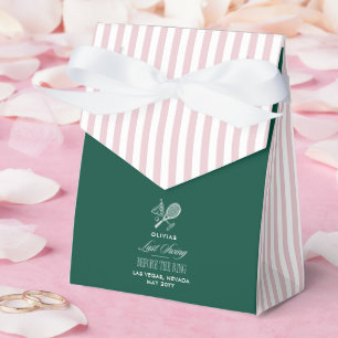 Last Swing Before the Ring green bachelorette Favour Box