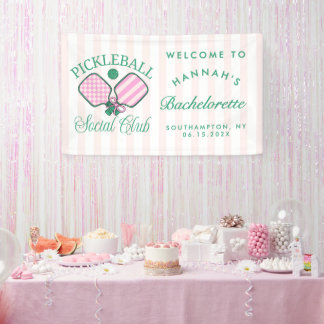 Last Swing Before The Ring Pickleball Bach Weekend Banner