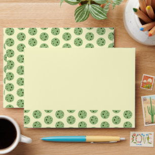 Last Swing Before the Ring Sage & Cream Pickleball Envelope