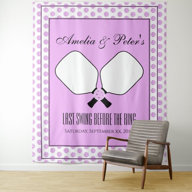 Last Swing Before the Ring Welcome & Thank You Tapestry (In Situ)