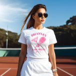 Last swing country clubs tennis Bachelorette T-Shirt<br><div class="desc">Cocktails and country clubs Last swing before the ring tennis country club themed Bachelorette weekend personalised t-shirt,  bachelorette shirt photo props bachelorette photoshoot matching shirt</div>