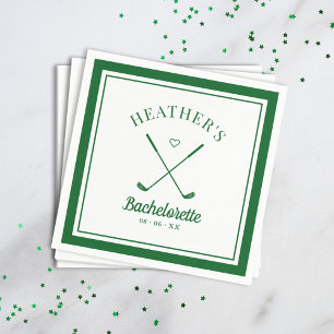 Last Swing Golf Bachelorette Napkin