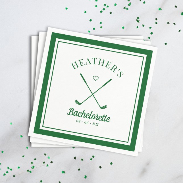 Last Swing Golf Bachelorette Napkin (Creator Uploaded)