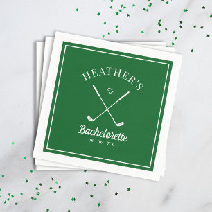 Last Swing Golf Bachelorette Napkin