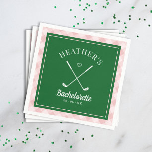 Last Swing Golf Bachelorette Napkin