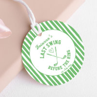 Last swing golf country club Bachelorette favours